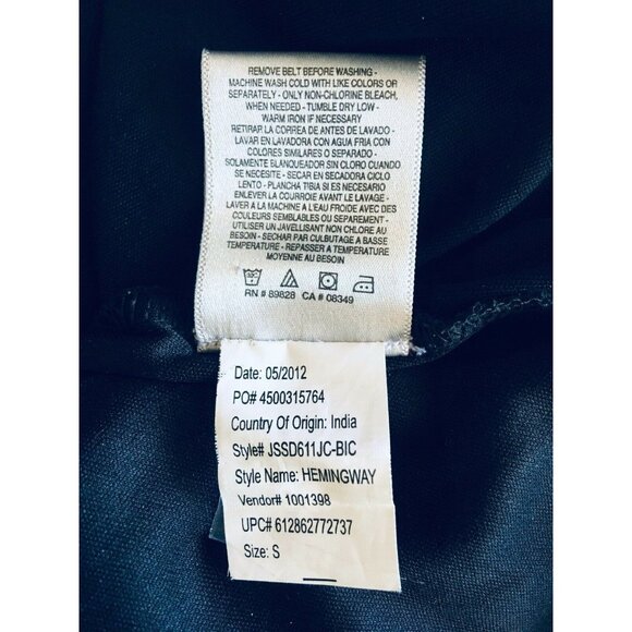 Jessica Simpson Women Dress Black Pleated Skirt Mini Lined Chiffon Size S - Picture 7 of 8